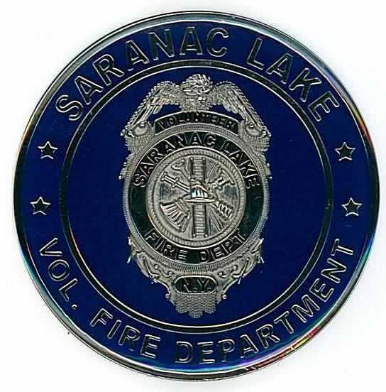 Back:  Saranac Lake Volunteer Fire Department Challenge Coin